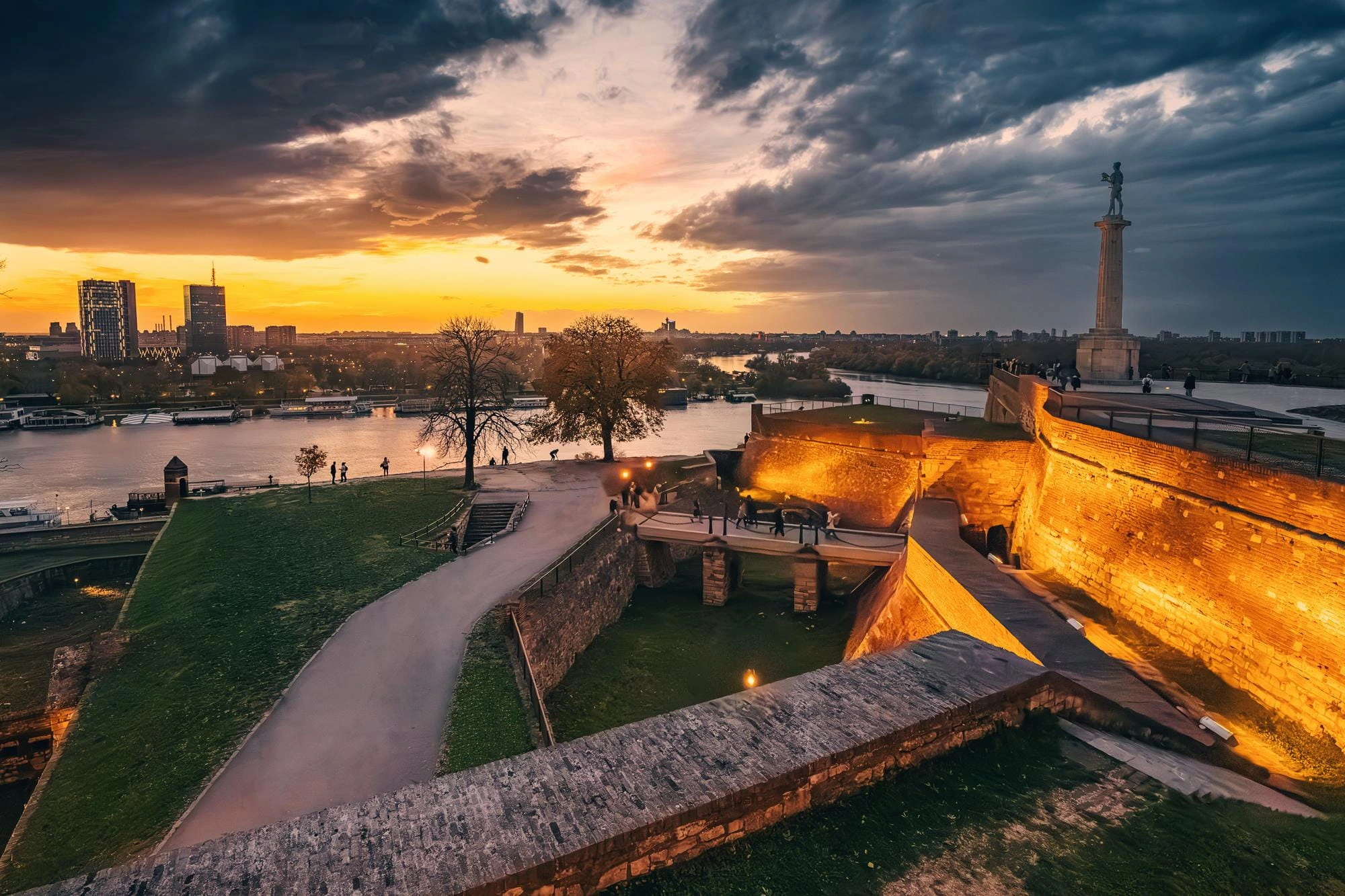 Belgrade at night